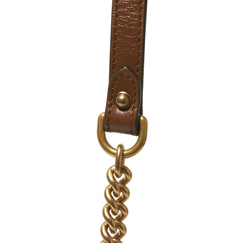 Gucci Crossbody Bag Brown GG Marmont - Picture 8 of 9